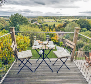 Frenchgate balcony view