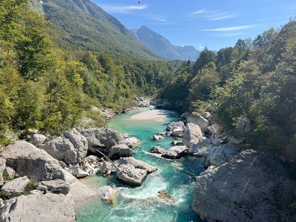 Lakes and Rivers of the Julian Alps 10 Days Walk Map