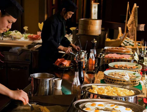 Kotohira Grand Hotel breakfast