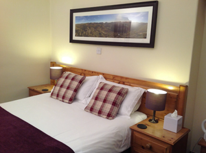 Old waterview hotel bedroom