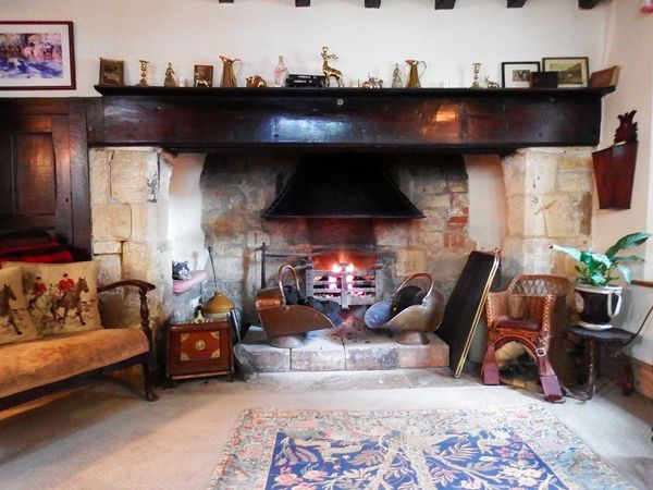 The Vine B&B fireplace