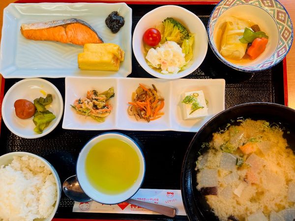 Typical dinner Shikoku