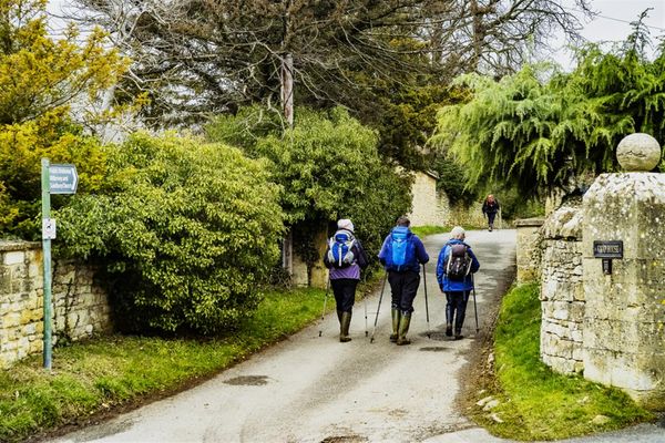 Walkers-on-the-Cotswold-Way